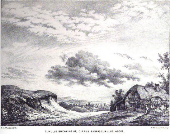 Plate 3 from Luke Howard’s Essay on the Modification of Clouds (1865)
